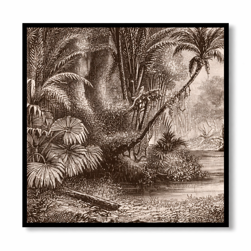 CANVAS ART - PHDI013 / 42x42 - black