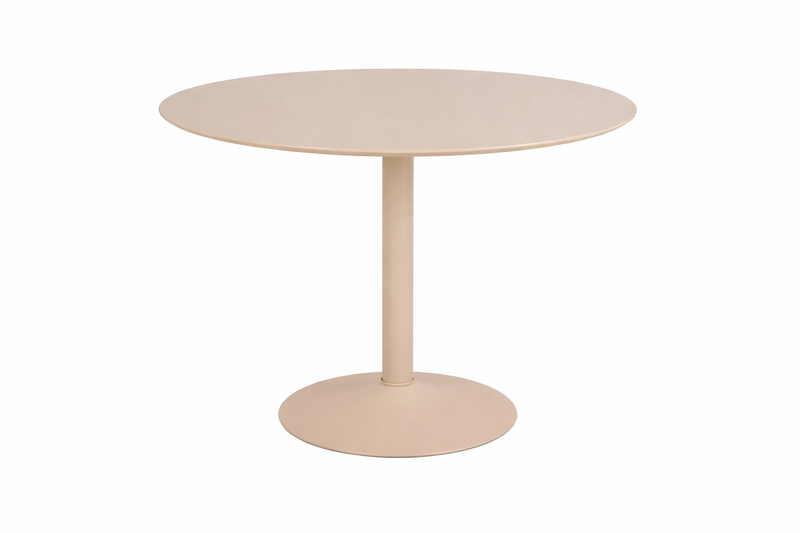 IBIZA Round Dining Table 110cm - matt beige