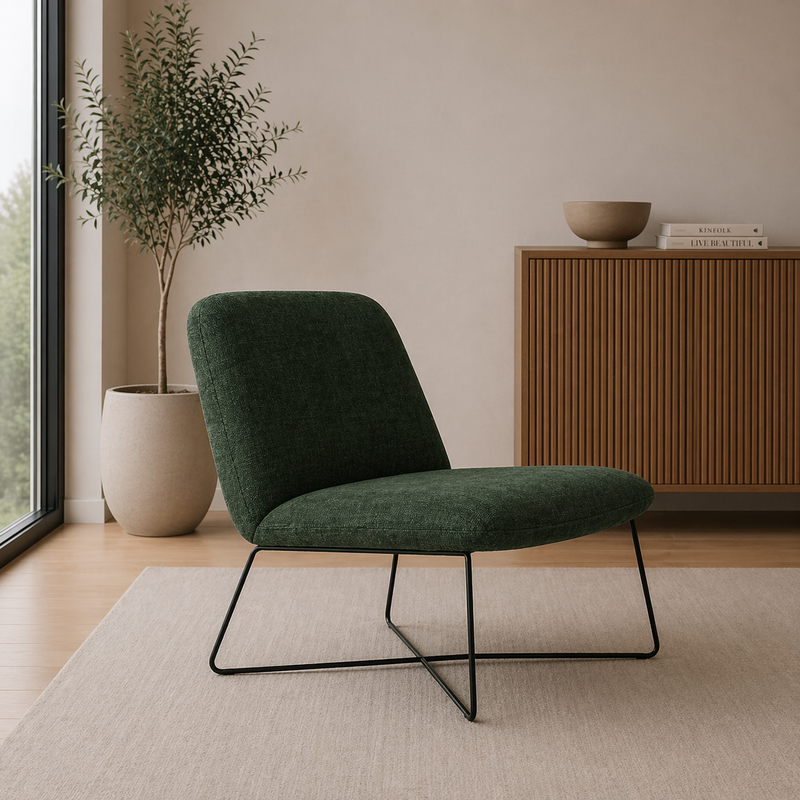 FLY Occasional Chair OVER  THE HORIZON 77 - teal