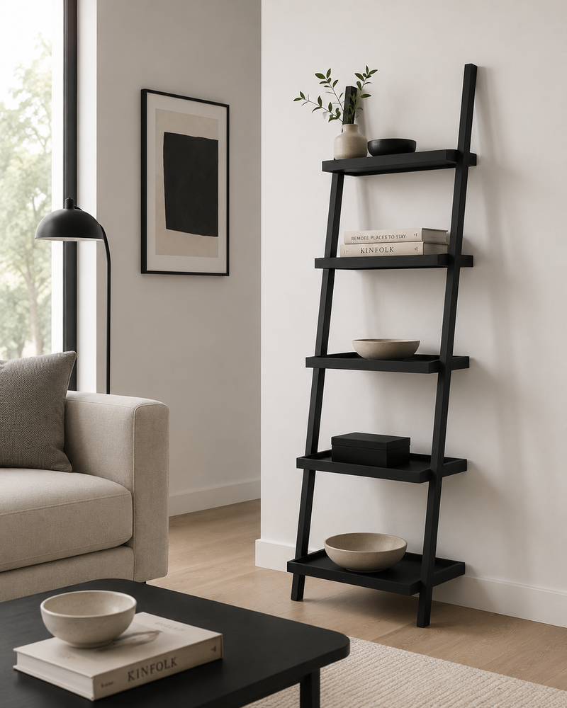 LADDER Bookshelf - black