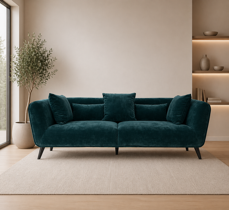 AVENUE 3-Seater Sofa ETHAN 17 - teal