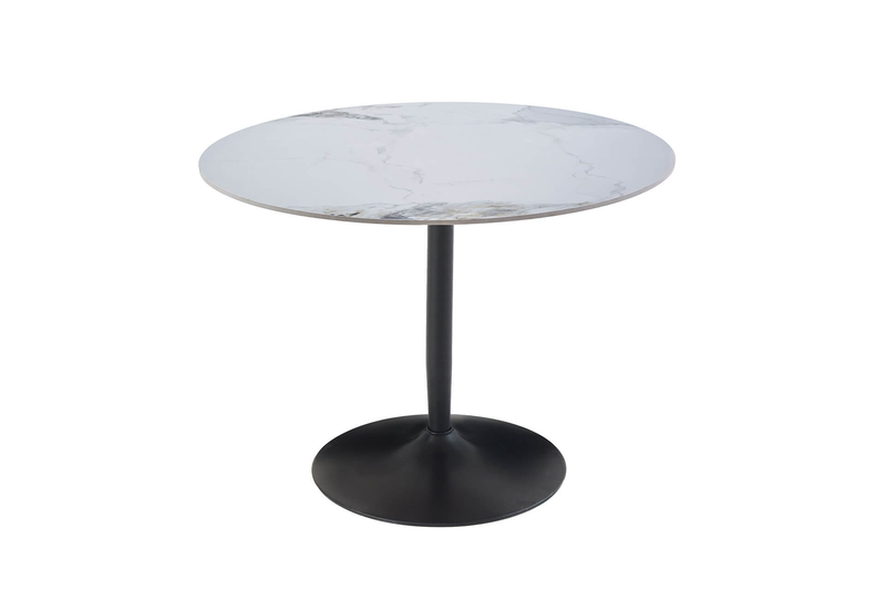CODY Round Dining Table 100cm - white