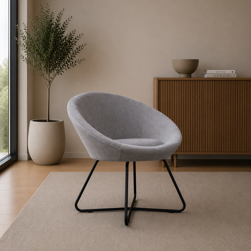 LOLA Armchair - light grey