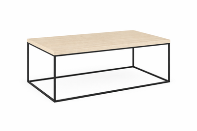 BAROSSA Rectangle Coffee Table 110 x 55 cm - travertine
