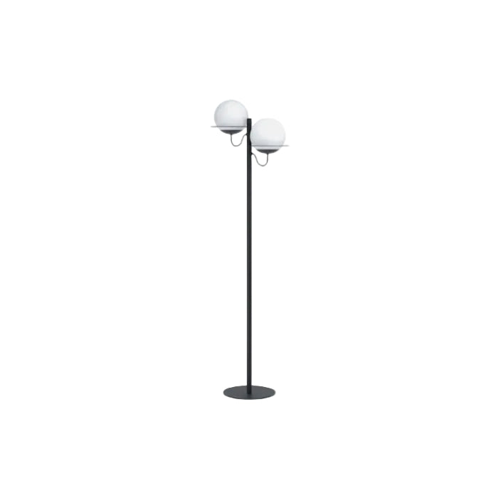SABALETE Floor Lamp - black/opal matt (E27).