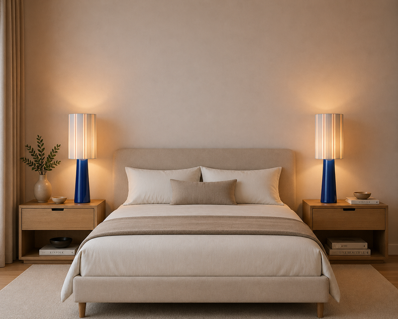 KEEM Table Lamp - navy (E14)