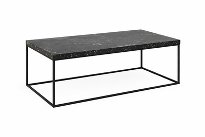 BAROSSA Rectangle Coffee Table 110 x 55 cm - black