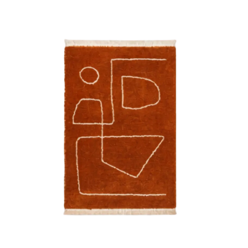 BOHO Rug A474 - mustard (160x230cm)