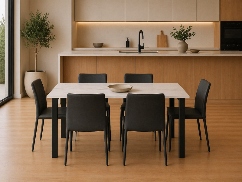 OSLO (Enzo) Dining Chair - Dark Grey