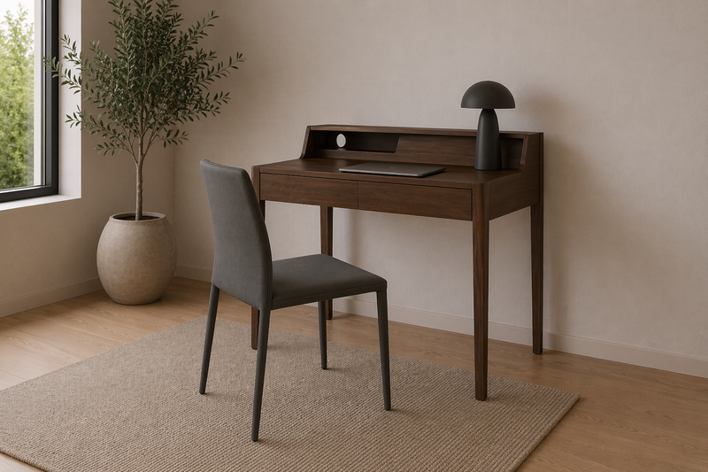 SVEN Desk - dark stain oak