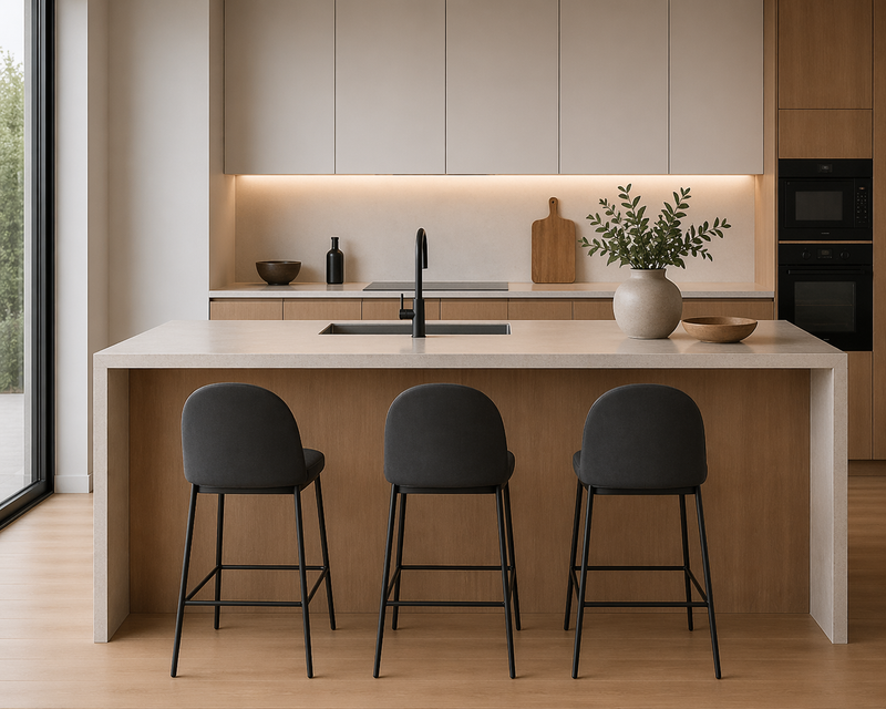 VALENT Bar Stool - dark grey