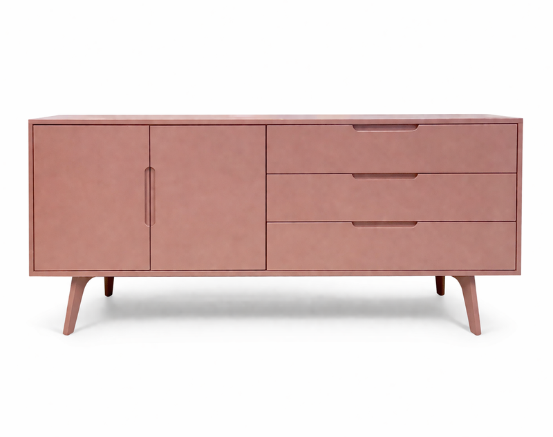 MASON Sideboard - oak / rosy brown