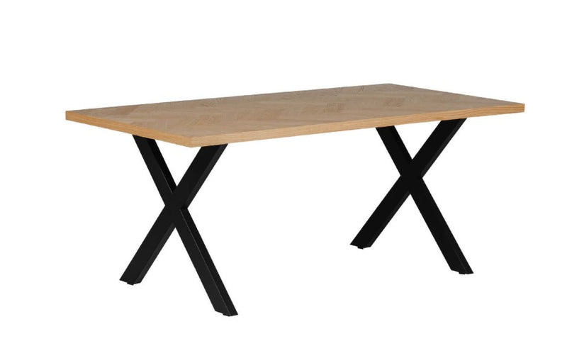 NATE Rectangle Dining Table 180cm - oak