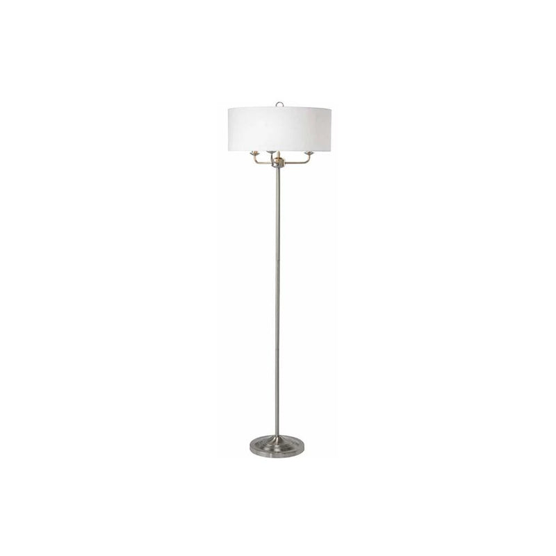 GRANTHAM Floor Lamp -satin nickel