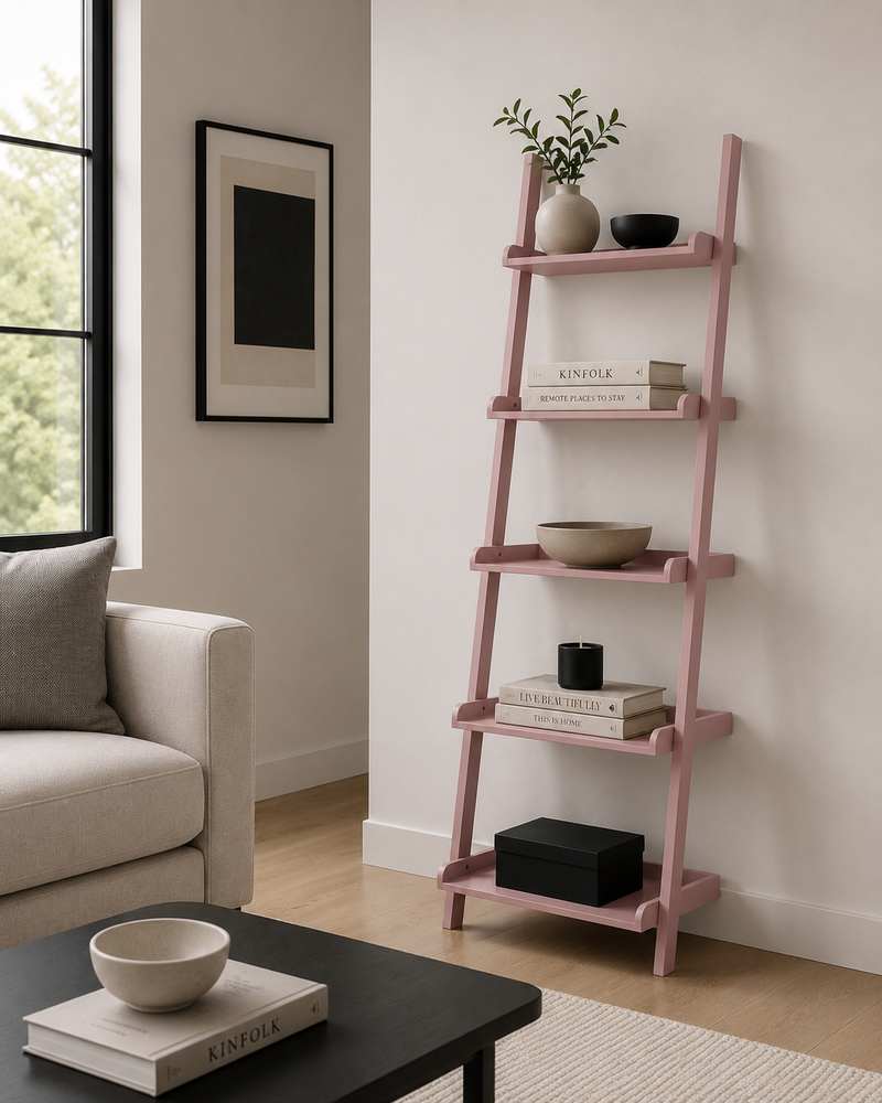 COLLIE Wall Bookshelf - Rose Gold.