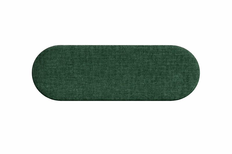 HEADBOARD 6'0" Oval OVER THE HORIZON 77 - teal
