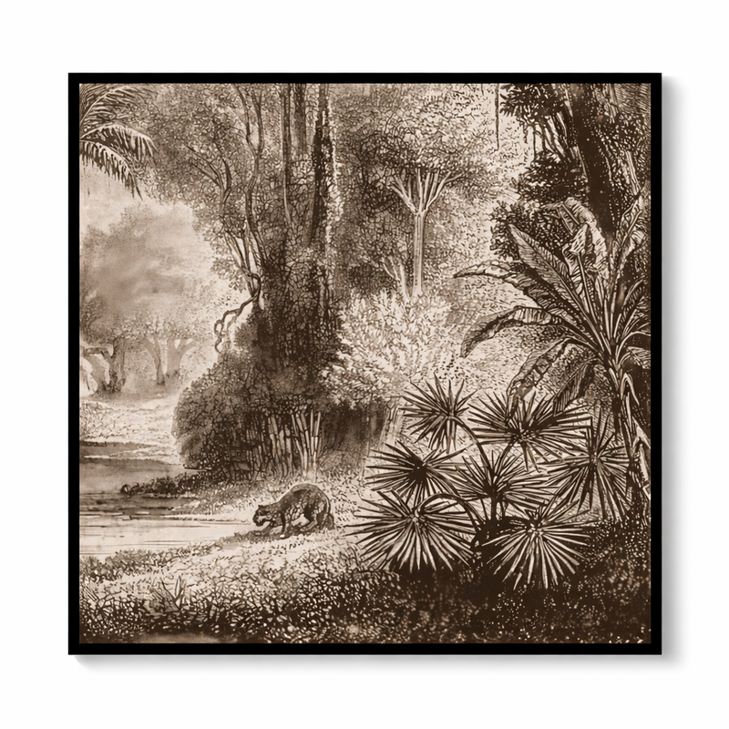 CANVAS ART - PHDI014 / 42x42 - black