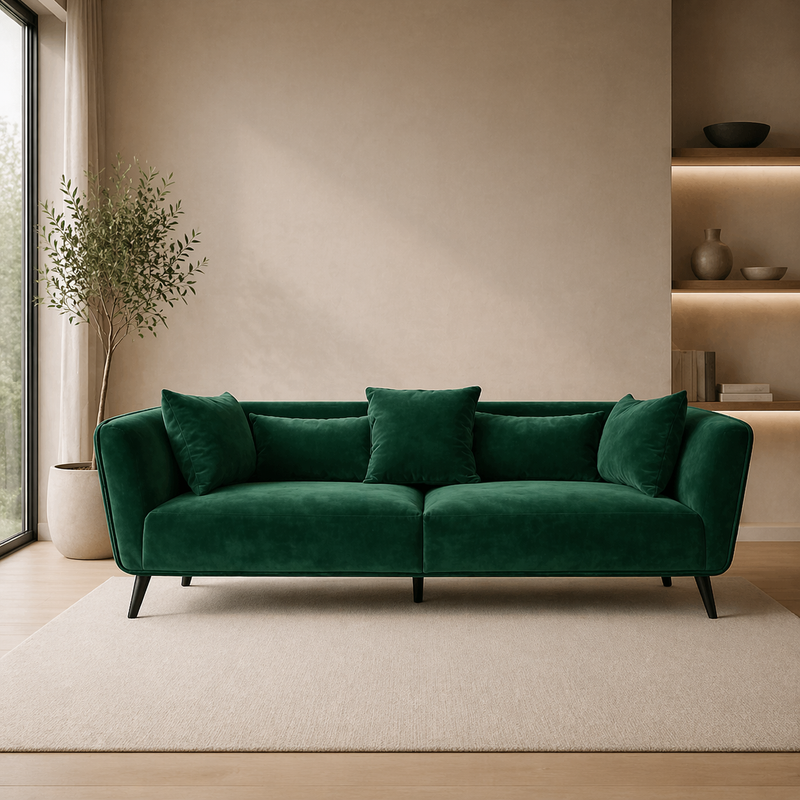AVENUE 3-Seater Sofa ETHAN 16 - green