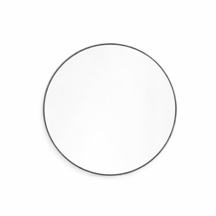 WALLS Round Mirror 110cm - grey