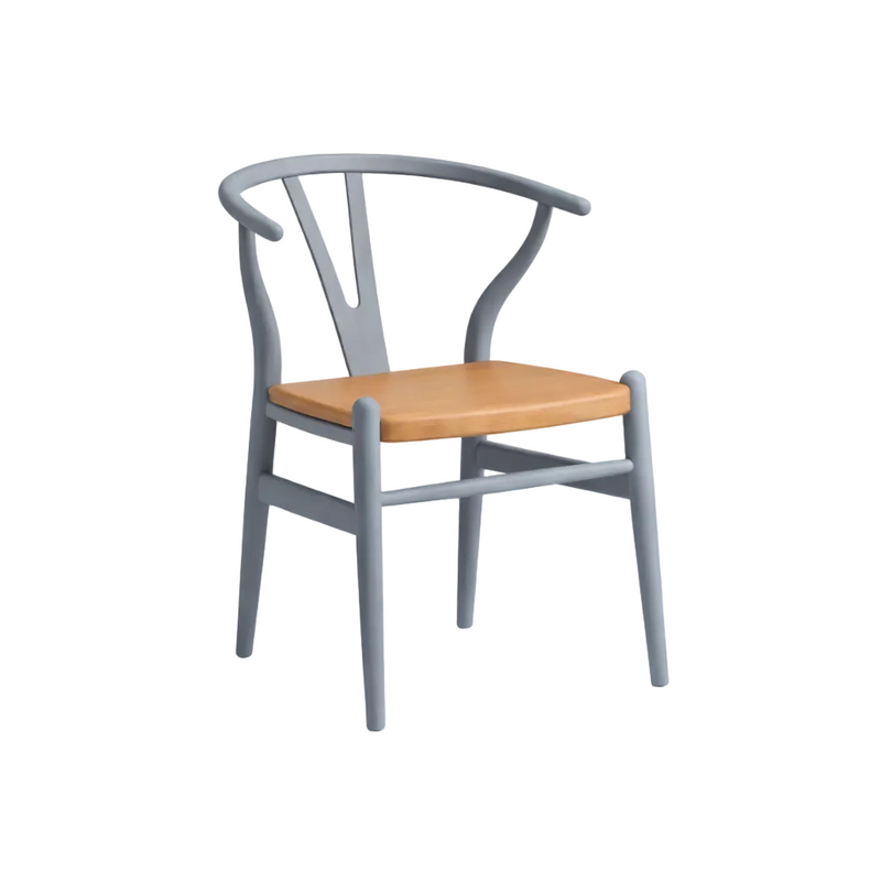 Y-FRAME Dining Chair - light brown / grey