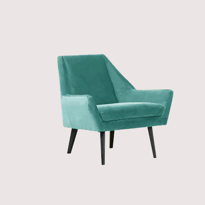 CARLTON Armchair MEG 12 - light teal velvet