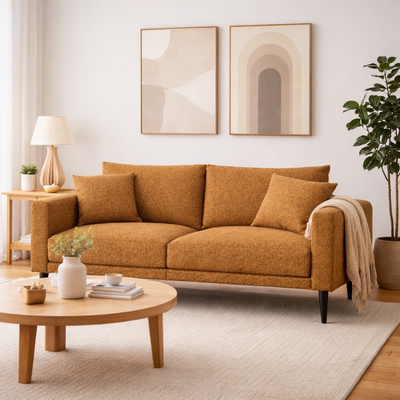 CONNIE 2-Seater Sofa MATANA 8 - terracotta