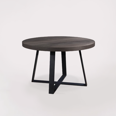 Boston Round Dining Table 1200mm (Grey Elm)