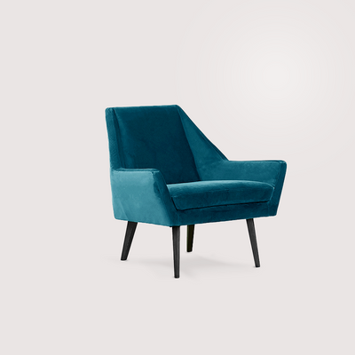 Carlton Armchair (Teal Velvet)