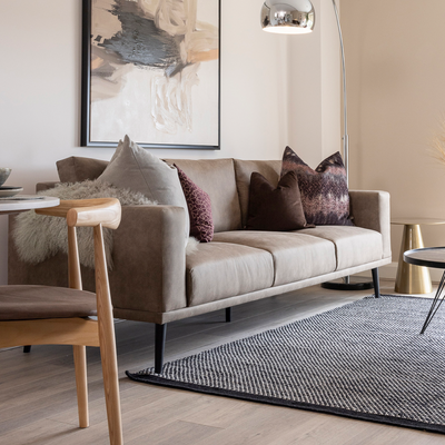 Calvin 3 Seater Sofa (Mocha)