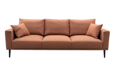 CONNIE (Urban) 3-Seater Sofa MATANA 8 - Terracotta