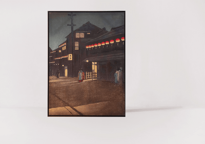 China Town Black Frame 600x800