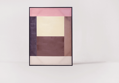 Pink Mission Black Frame 600x800