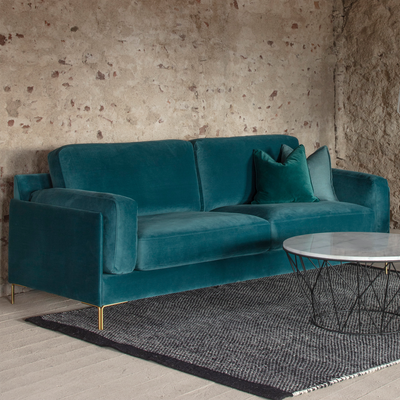 Dylan 3 Seater Sofa (Teal)
