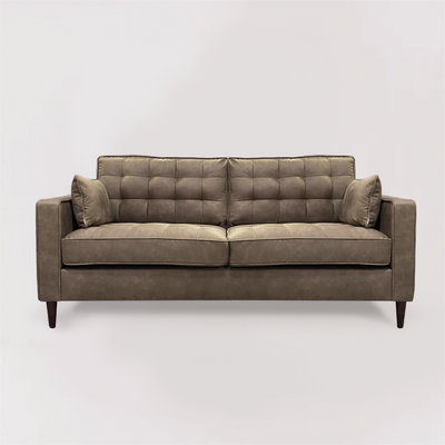 Emma 3 Seater Sofa (Leatherette Mocha)