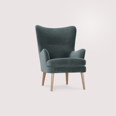 Hugo Armchair (Charcoal Velvet)