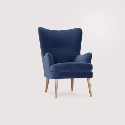 Hugo Armchair (Navy Velvet)