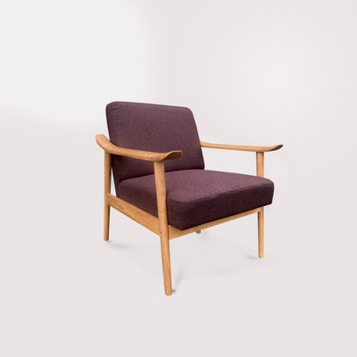 Joseph Armchair (Oak & Aubergine)