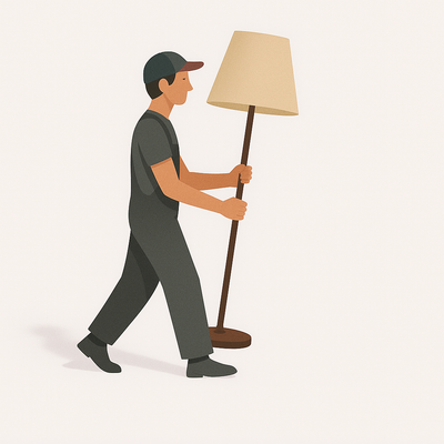 Removal/Dispose of old Table Lamp / Floor Lamp