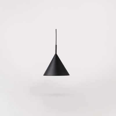Metal Triangle Pendant Light (Black)