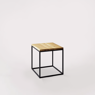Milan End Table (Timber & Black)