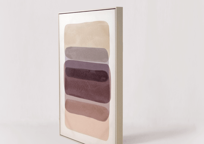 Violet Fields White Frame 600x800