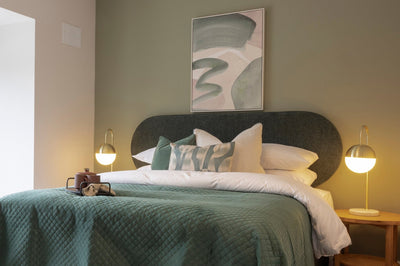 Headboard Oval - 6 FT Wide 2 FT Tall (Green)