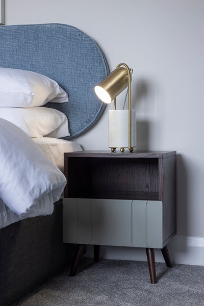 Headboard Oval - 6 FT Wide 2 FT Tall (Light Blue)