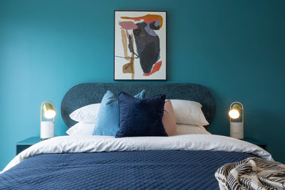 Headboard Oval - 6 FT Wide 2 FT Tall (Teal)