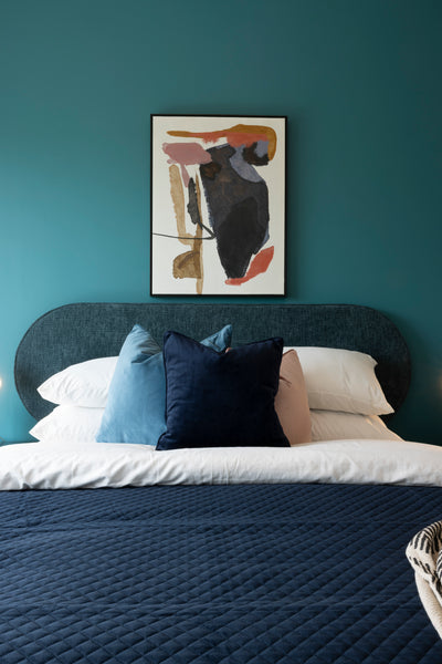 Headboard Oval - 6 FT Wide 2 FT Tall (Teal)