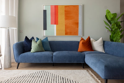 Avenue Corner Sofa Right Hand Facing (Blue)