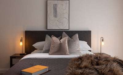 Long Low Headboard  - 6 FT Wide 24'' Tall (Clay)