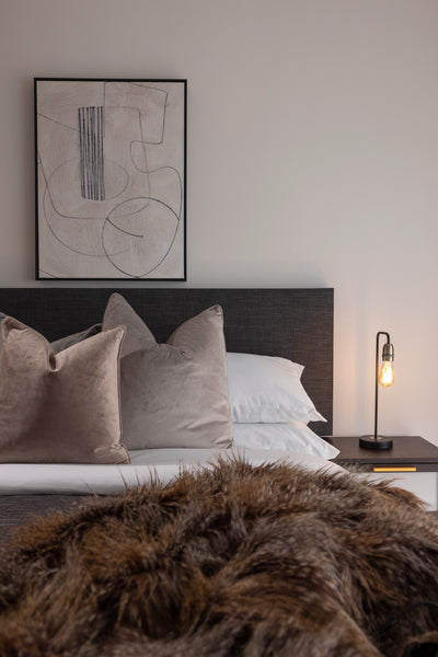 Long Low Headboard  - 6 FT Wide 24'' Tall (Clay)