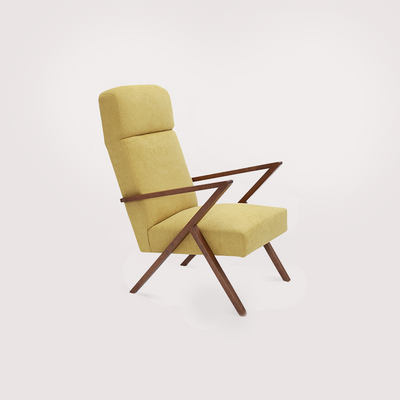 Retrostar Lounge Chair Facility Line (Corn Yellow)