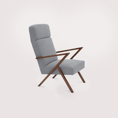 Retrostar Lounge Chair Facility Line (Slate Grey)